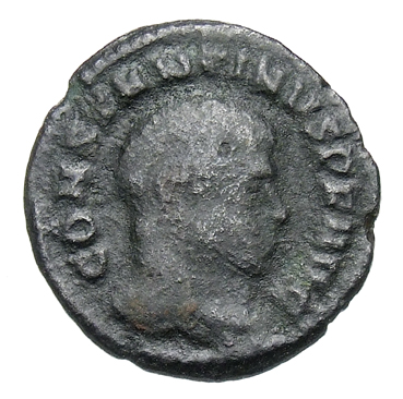 RIC VII Treveri 64 Constantine I obverse, Head of Constantine I, right