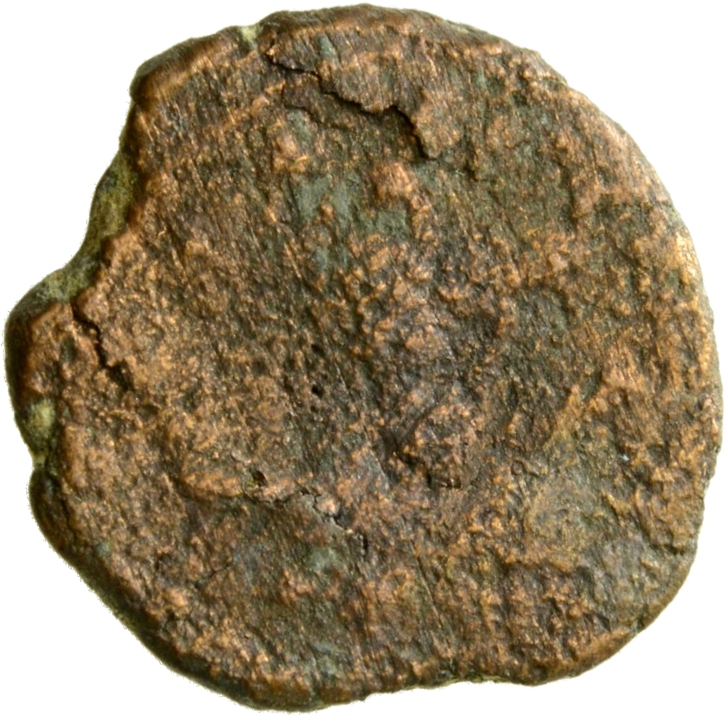 RIC VIII Alexandria 82 Constantius II reverse — Soldier, helmeted, draped, cuirassed, advancing left, spearing fallen hors...