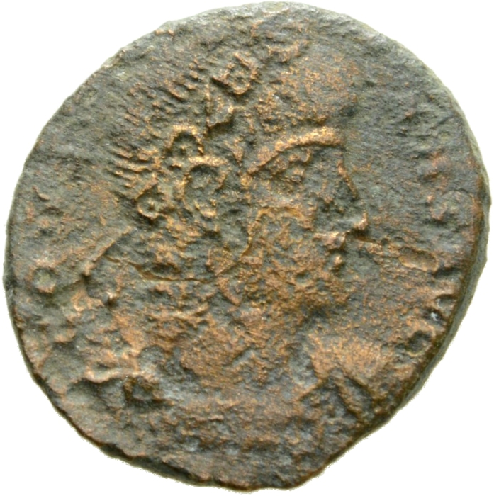 RIC VIII Antioch 45 Constantius II obverse, Bust of Constantius II, rosette-diademed, draped, cuirassed, right