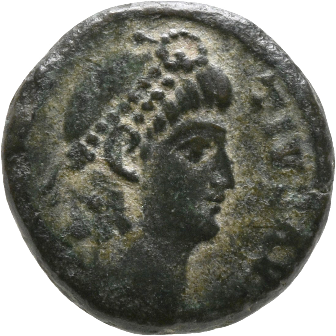 RIC VIII Antioch 57 Constantius II obverse, Head of Constantius II, pearl-diademed, right