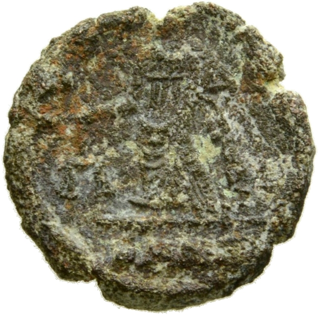 RIC VIII Antioch 64 Constantius II reverse, Aequitas, draped, standing left, holding balance in right hand