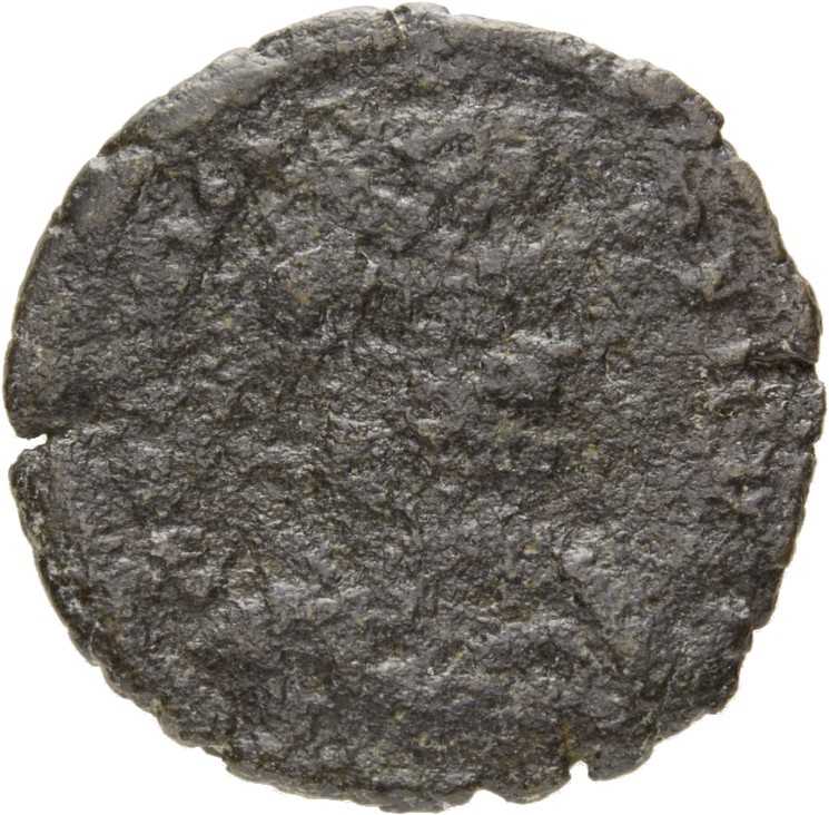 RIC VIII Arelate 85 Constans obverse, Bust of Constans, rosette-diademed, draped, cuirassed, right