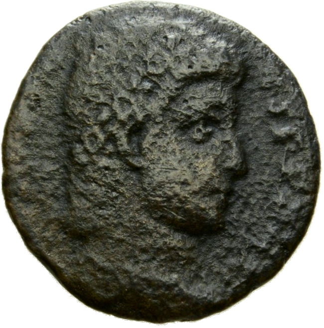 RIC VIII Constantinople 45 Constantius II obverse, Head of Constans, rosette-diademed, right
