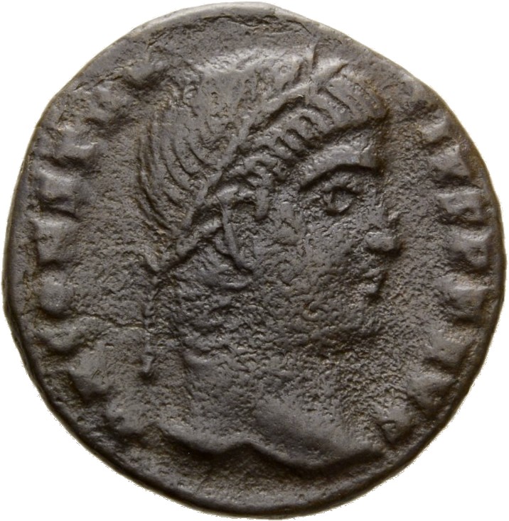 RIC VIII Cyzicus 21 Constantius II obverse, Head of Constantius II, laureate, right