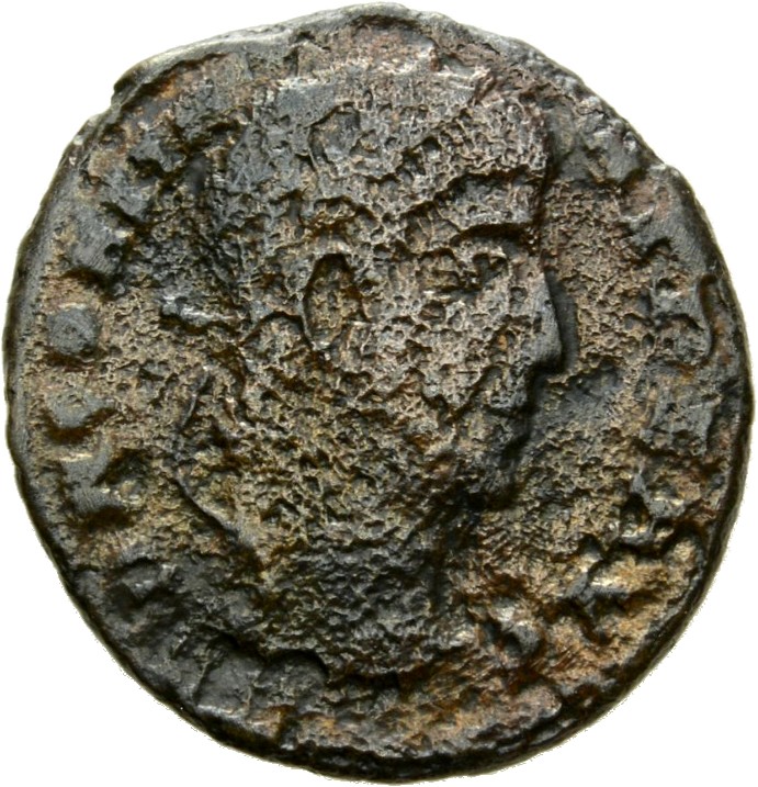 RIC VIII Cyzicus 33 Constantius II obverse, Head of Constans, laureate, right