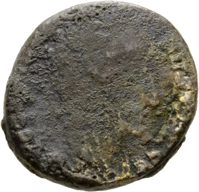 RIC VIII Nicomedia 25 Constantius II obverse, Bust of Constantine II, veiled, draped, cuirassed, right
