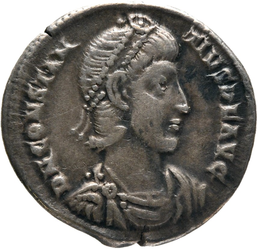 RIC VIII Nicomedia 81 Constantius II obverse, Bust of Constantius II, pearl-diademed, draped, cuirassed, right