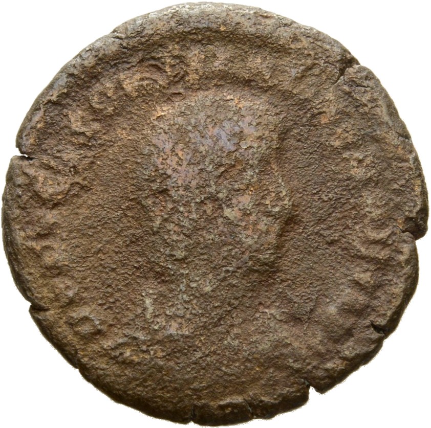 RIC VIII Nicomedia 97 Constantius II obverse, Bust of Constantius Gallus, bareheaded, draped, cuirassed, right