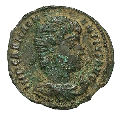 RIC VIII Rome 194 Magnentius obverse, Bust of Magnentius, bareheaded, draped, cuirassed, right