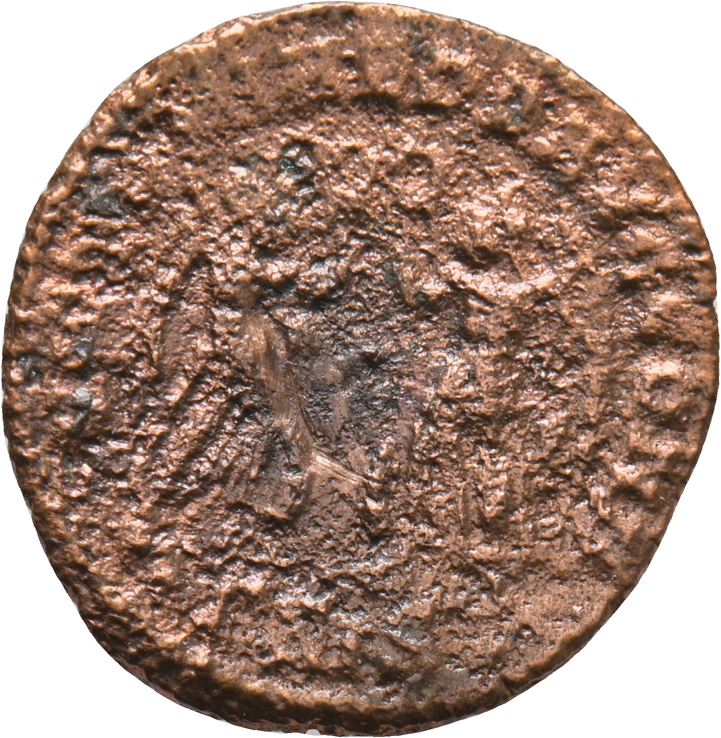 RIC VIII Siscia 195 Constans reverse, Two Victories, winged, draped, standing facing each other, each holding wreath in ri...