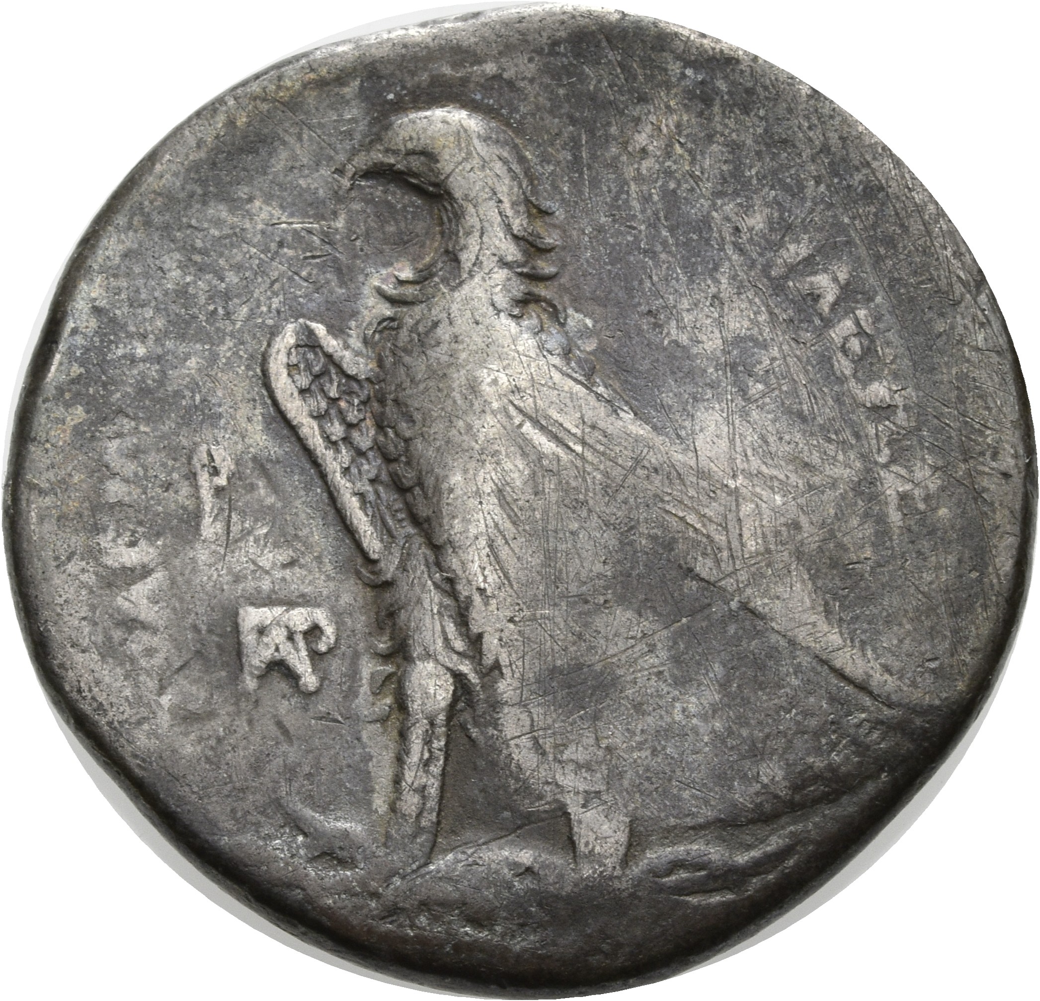 LORBER Coins of the Ptolemaic Empire Vol. I, Part 1, no. 168 Ptolemy I reverse, Eagle with closed wings standing left on t...