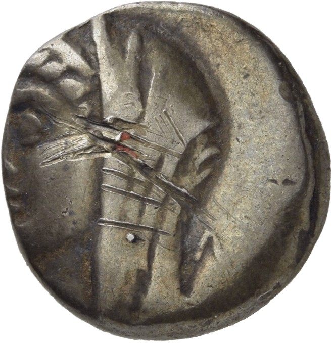LORBER Coins of the Ptolemaic Empire Vol. I, Part 1, no. 407 Ptolemy II obverse, Veiled Head of deified Arsinoe II right, ...