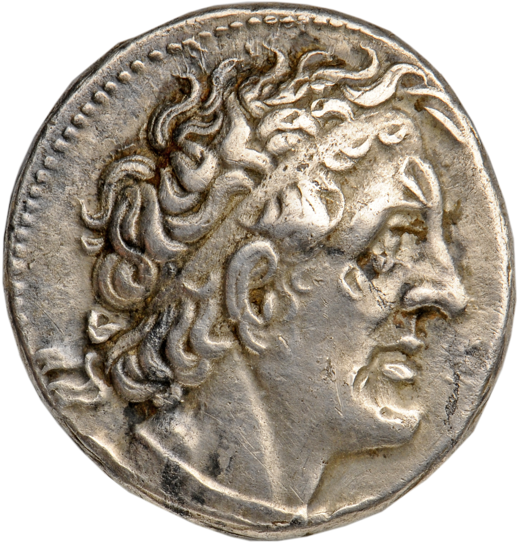 LORBER Coins of the Ptolemaic Empire Vol. I, Part 1, no. 438 Ptolemy II obverse, Diademed Head of Ptolemy I right, aegis t...