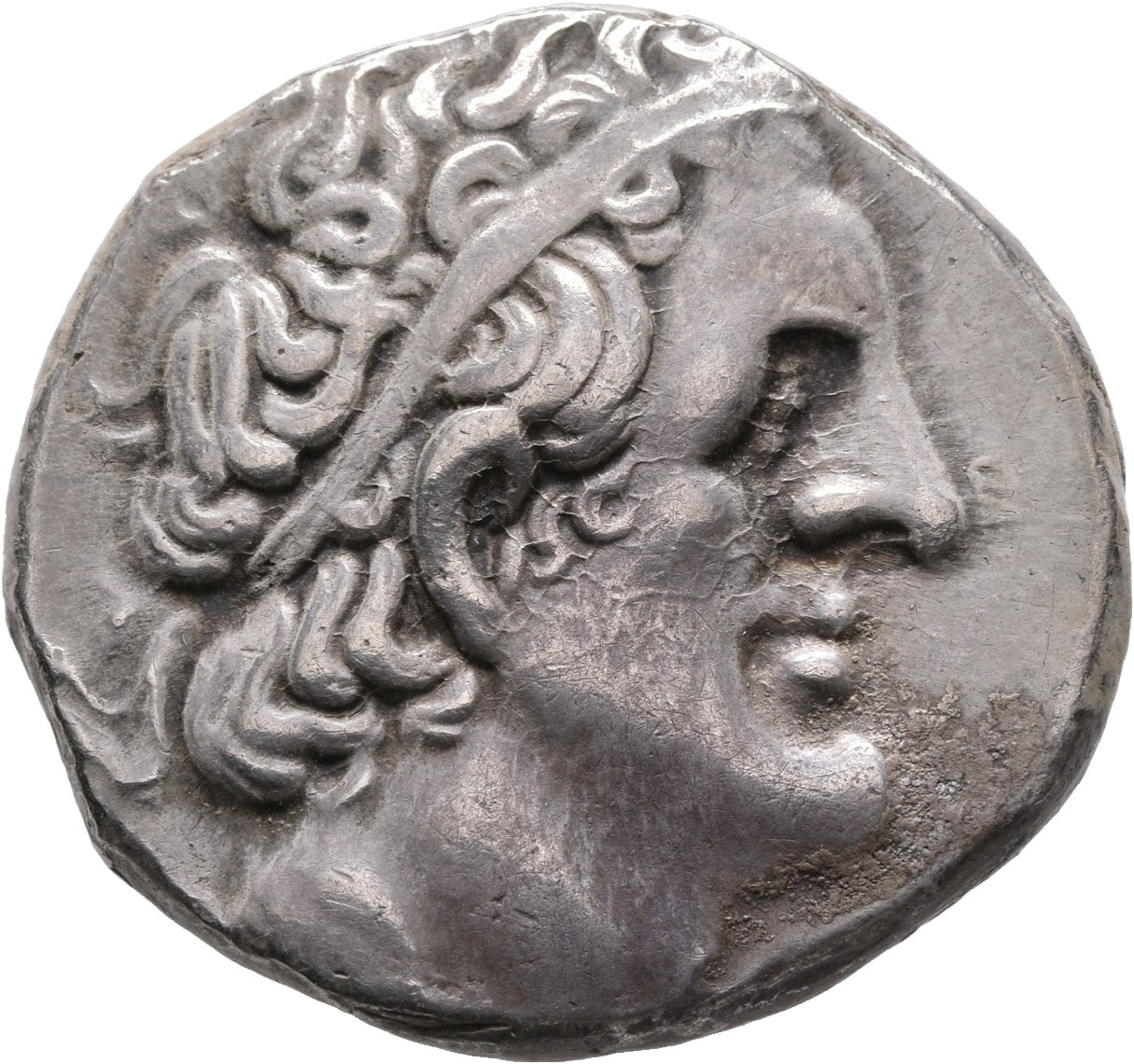 LORBER Coins of the Ptolemaic Empire Vol. I, Part 1, no. 561 Ptolemy II obverse, Diademed Head of Ptolemy I right, aegis t...