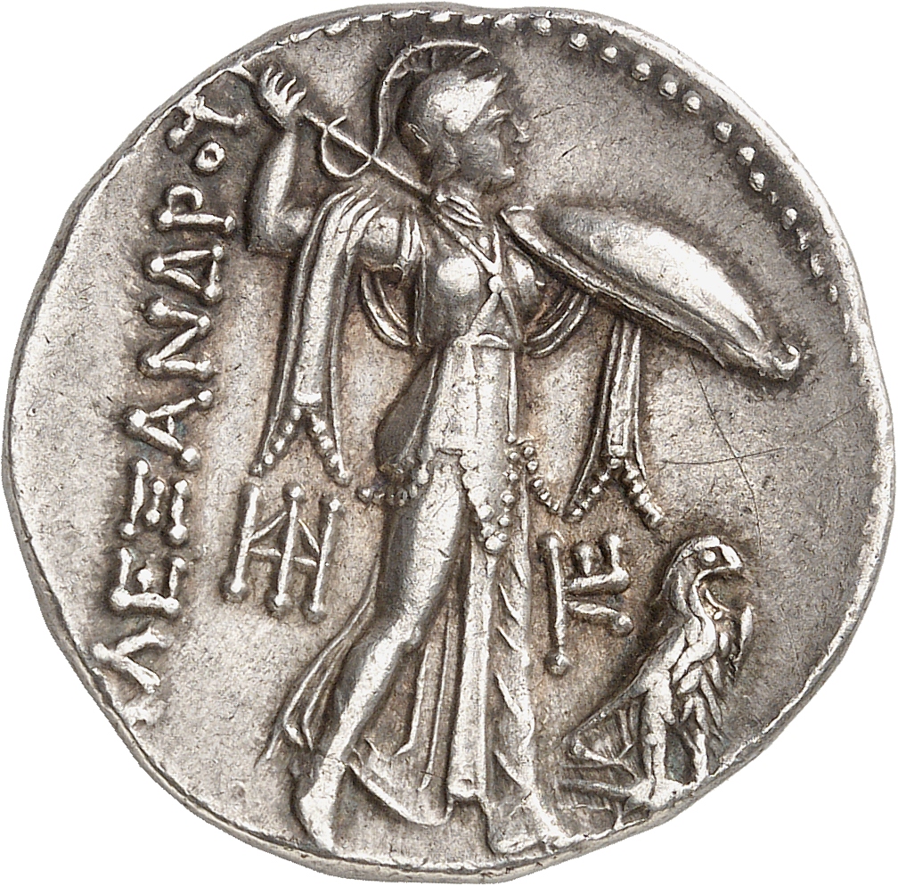 LORBER Coins of the Ptolemaic Empire Vol. I, Part 1, no. 86 Ptolemy I reverse, Athena Promachos advancing right, brandishi...