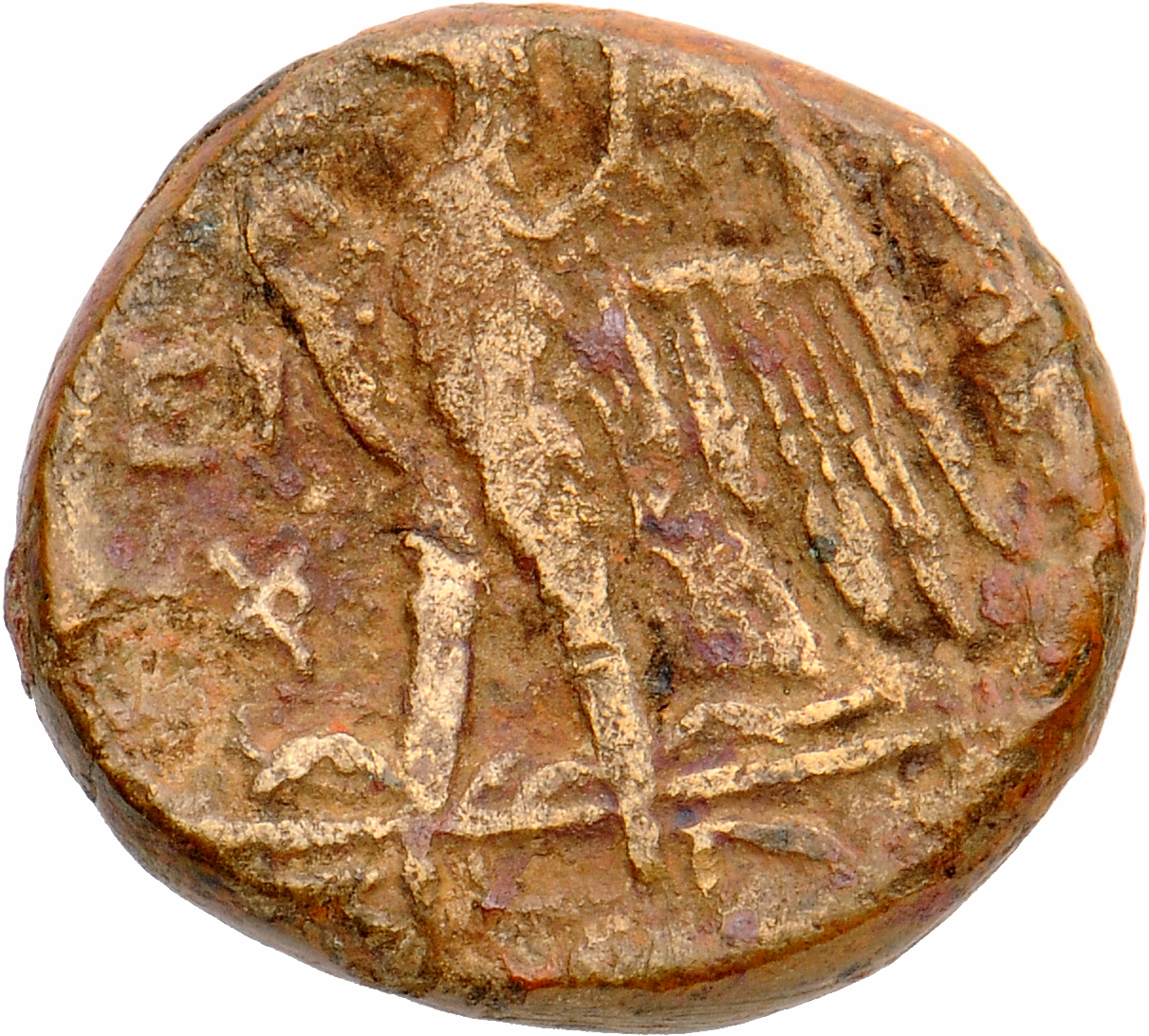 LORBER Coins of the Ptolemaic Empire Vol. I, Part II, no. B110a Ptolemy I reverse, Eagle with spread wings standing left o...