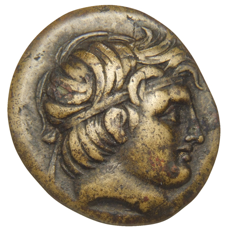 LORBER Coins of the Ptolemaic Empire Vol. I, Part II, no. B12 Ptolemy I obverse, Head of deified Alexander right wearing m...