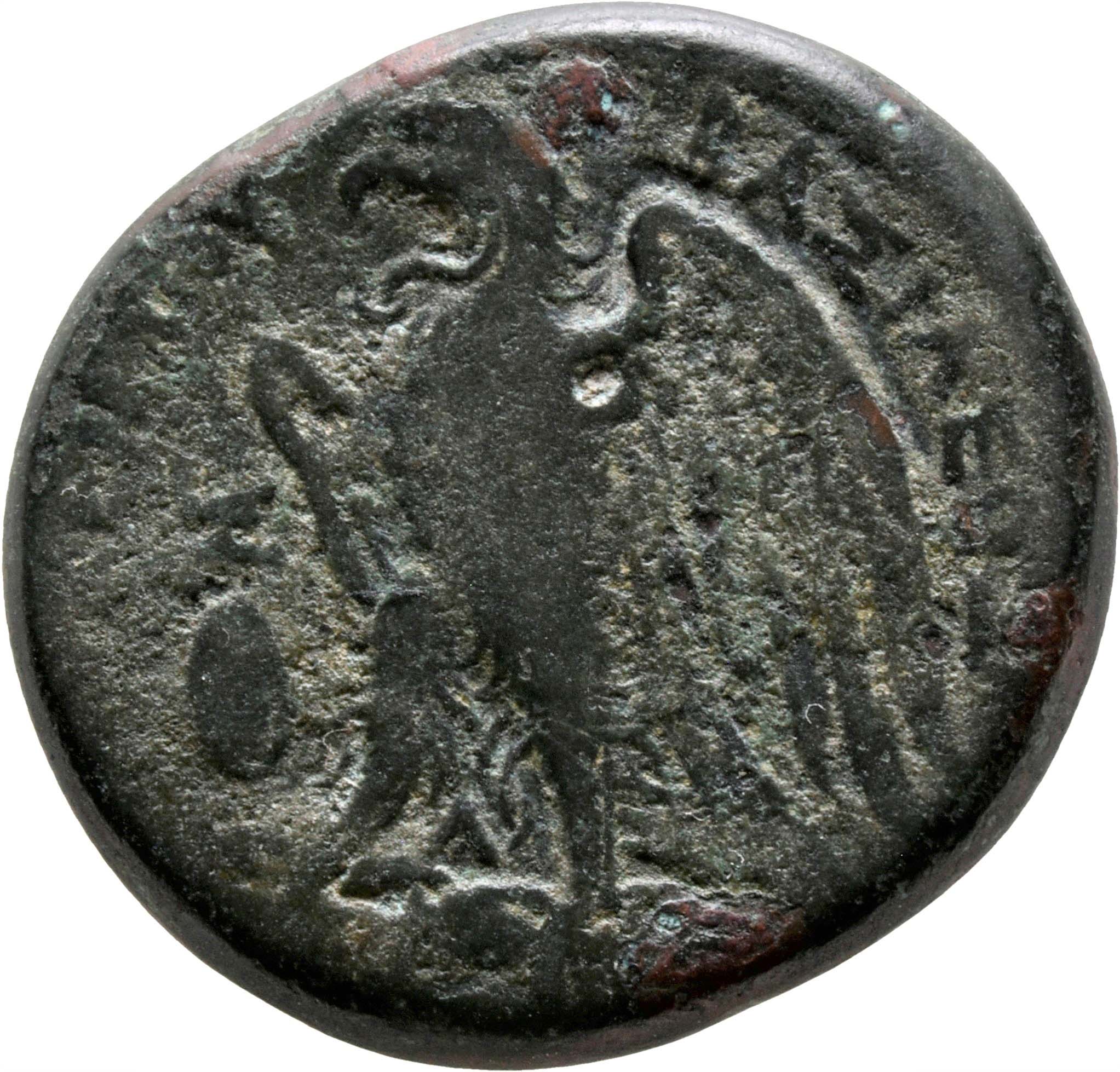 LORBER Coins of the Ptolemaic Empire Vol. I, Part II, no. B175 Ptolemy II reverse, Eagle with spread wings standing left o...