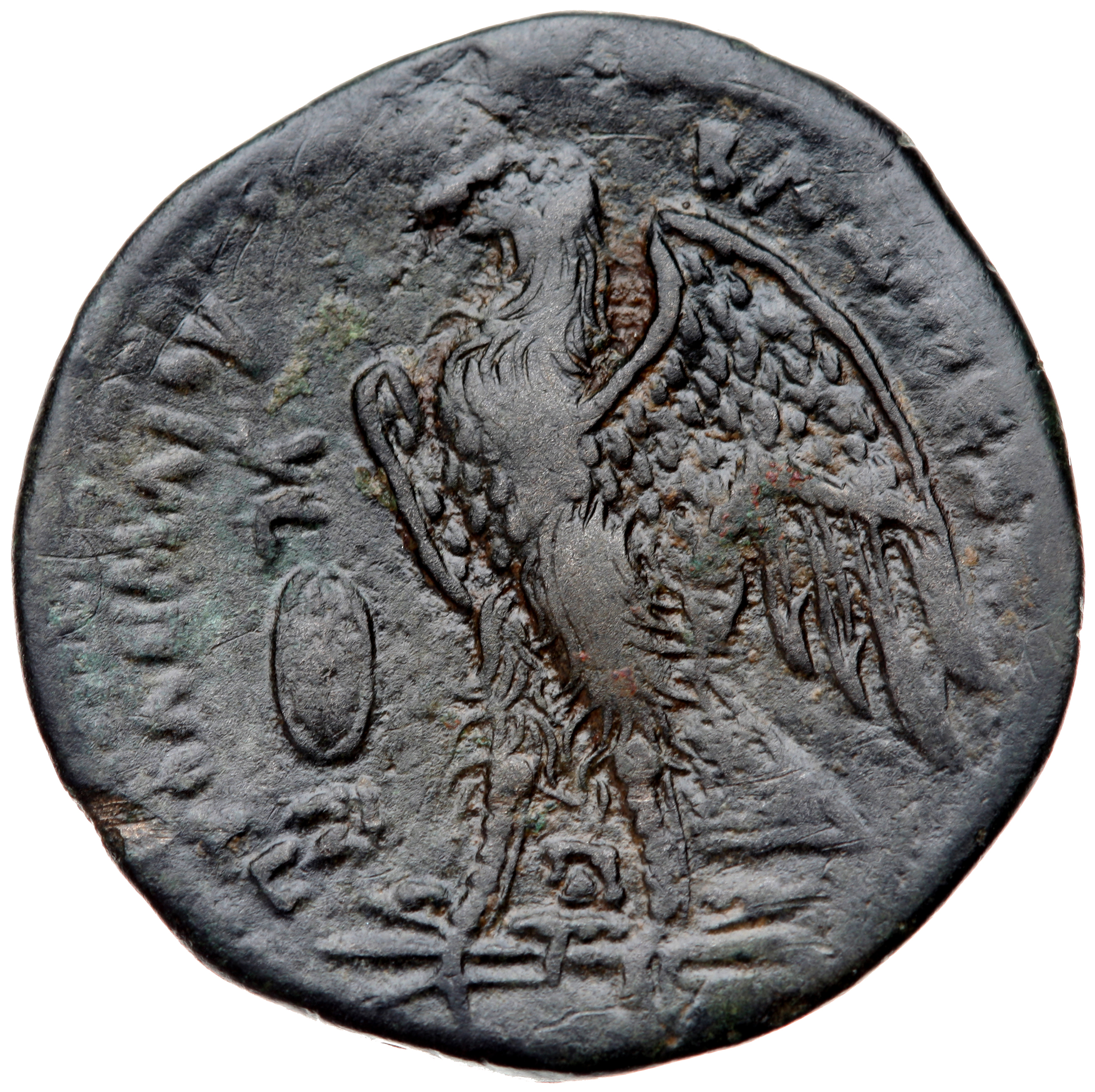 LORBER Coins of the Ptolemaic Empire Vol. I, Part II, no. B181 Ptolemy II reverse, Eagle with spread wings standing left o...