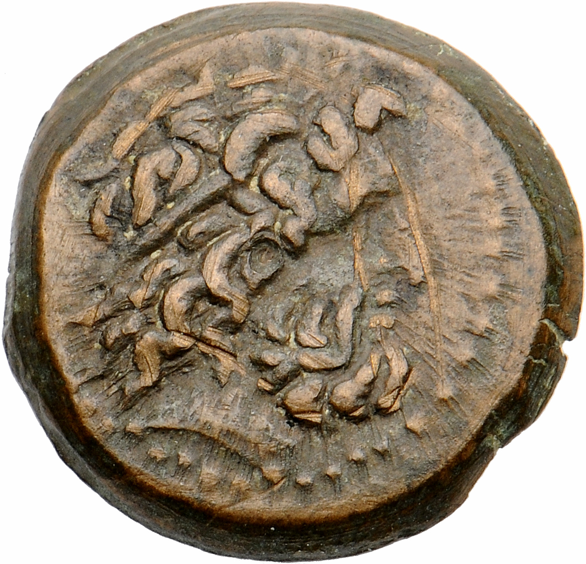 LORBER Coins of the Ptolemaic Empire Vol. I, Part II, no. B207 Ptolemy II obverse, Horned Head of Zeus Ammon right, wearin...