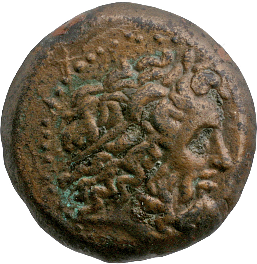 LORBER Coins of the Ptolemaic Empire Vol. I, Part II, no. B208 Ptolemy II obverse, Horned Head of Zeus Ammon right, wearin...