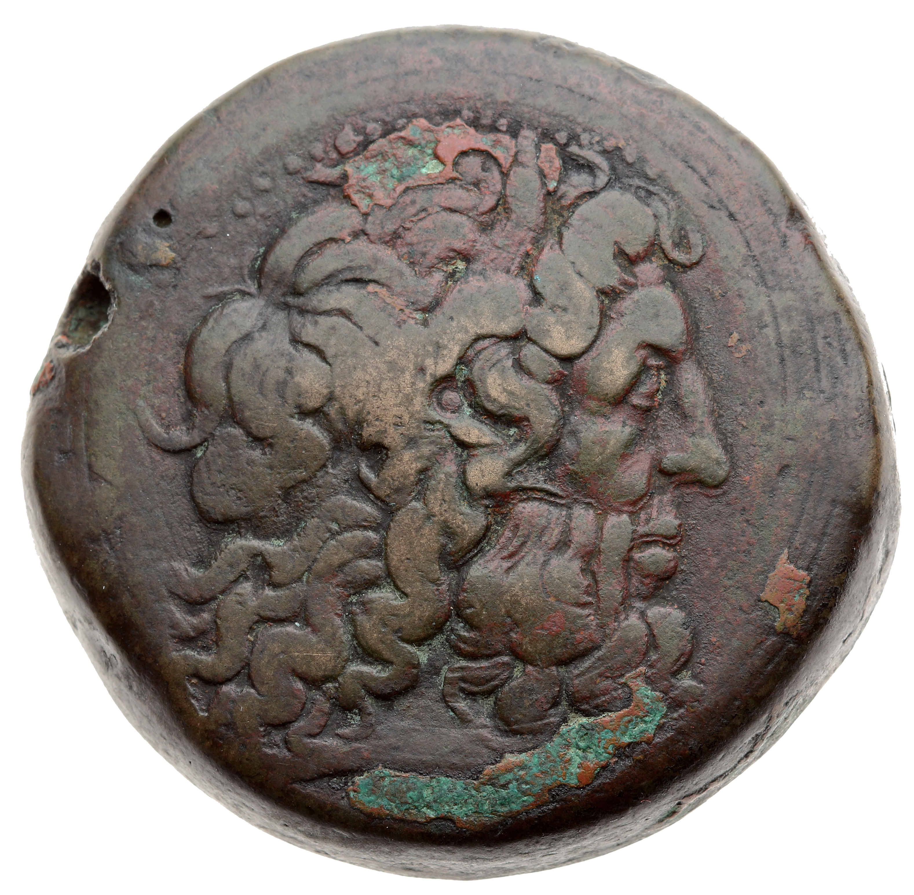LORBER Coins of the Ptolemaic Empire Vol. I, Part II, no. B209 Ptolemy II obverse, Horned Head of Zeus Ammon right, wearin...