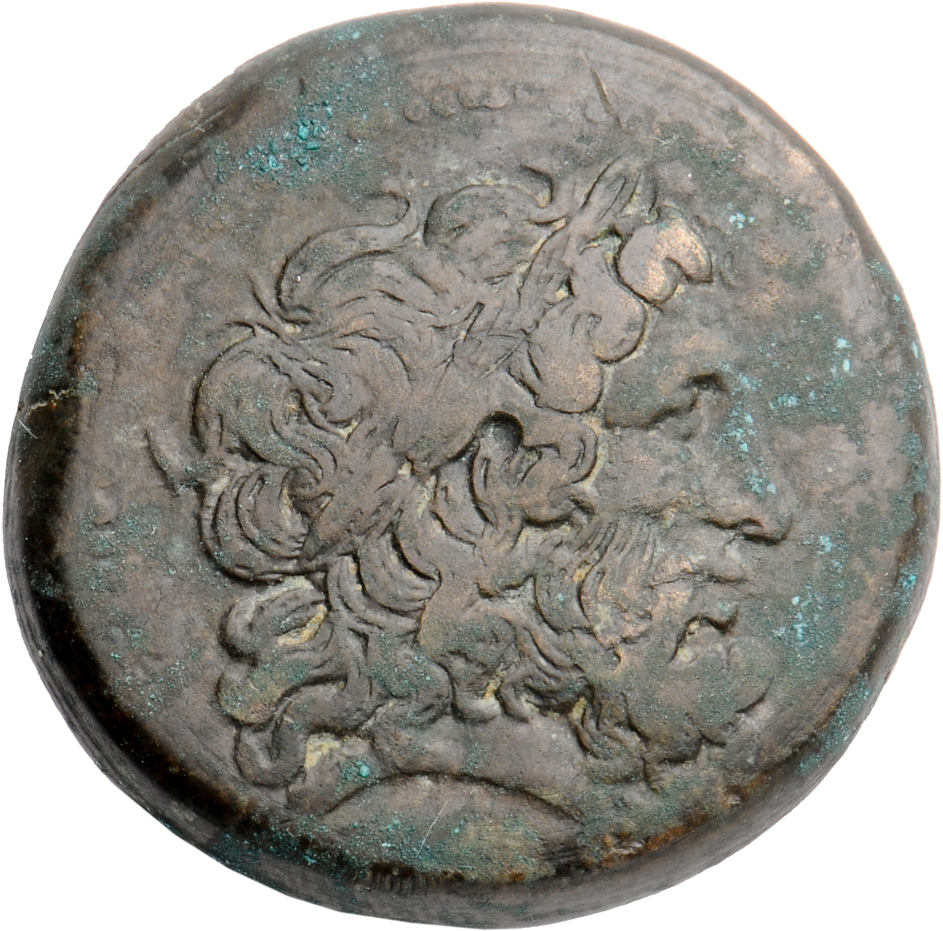 LORBER Coins of the Ptolemaic Empire Vol. I, Part II, no. B210 Ptolemy II obverse, Laureate Head of Zeus r