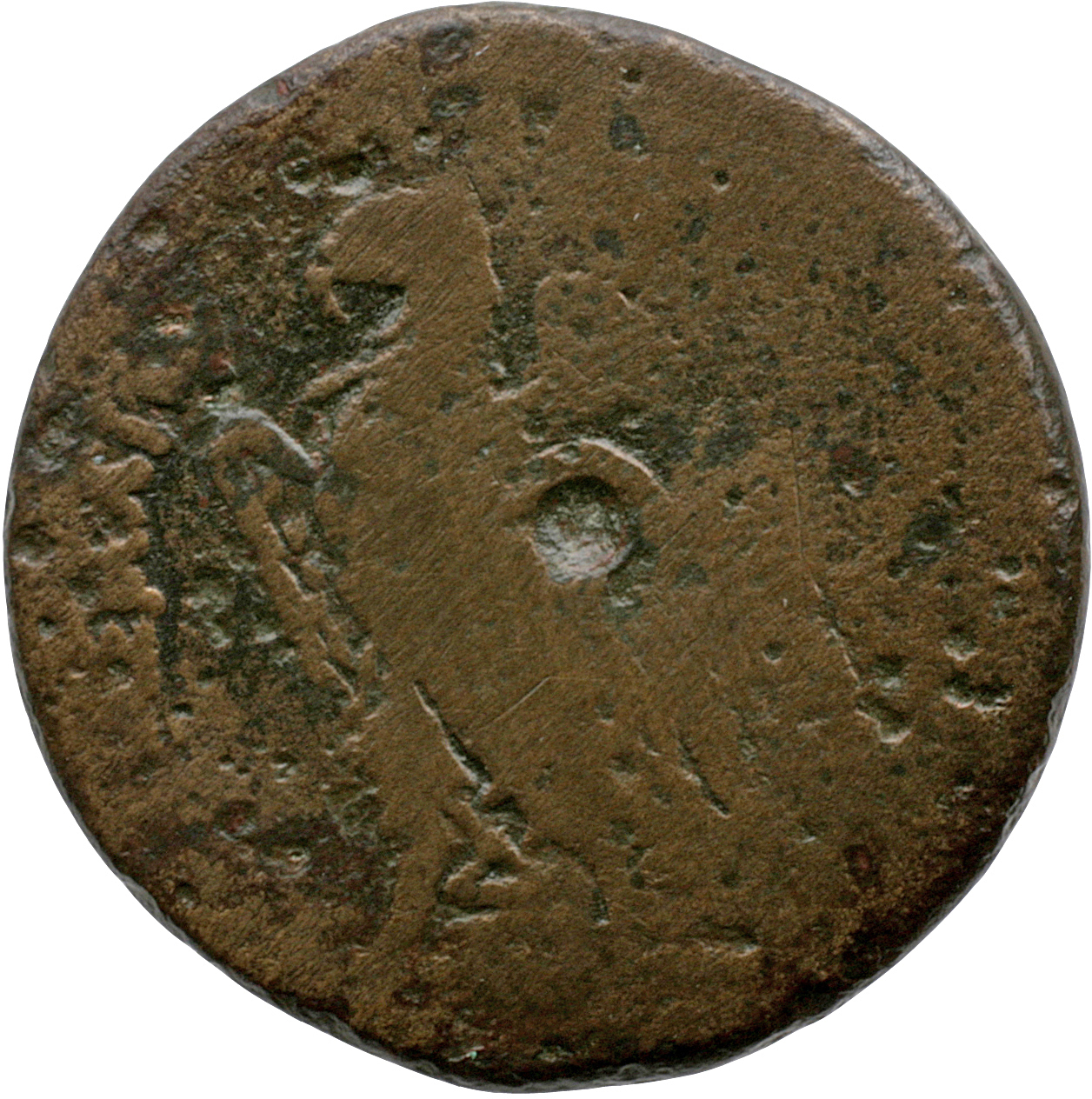 LORBER Coins of the Ptolemaic Empire Vol. I, Part II, no. B220 Ptolemy II reverse, Eagle with spread wings standing left o...