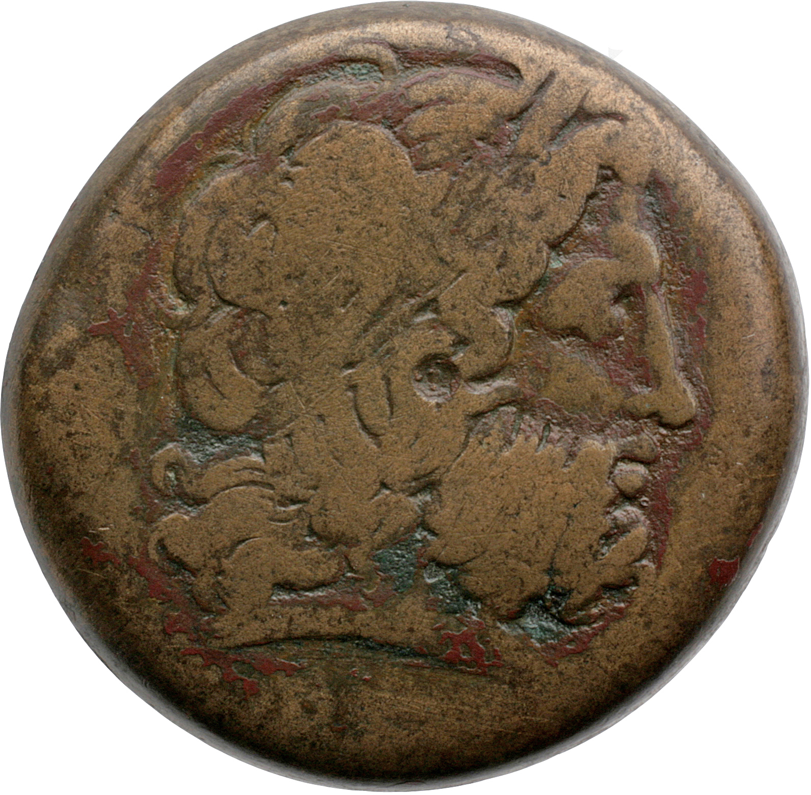 LORBER Coins of the Ptolemaic Empire Vol. I, Part II, no. B225 Ptolemy II obverse, Laureate Head of Zeus r