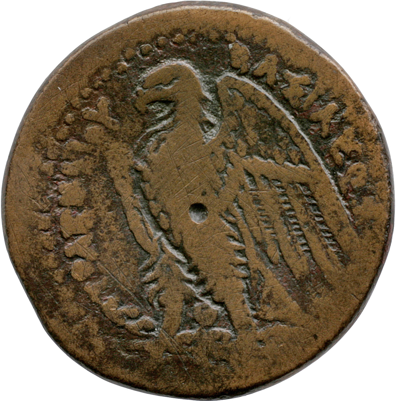 LORBER Coins of the Ptolemaic Empire Vol. I, Part II, no. B237 Ptolemy II reverse, Eagle with spread wings standing left o...