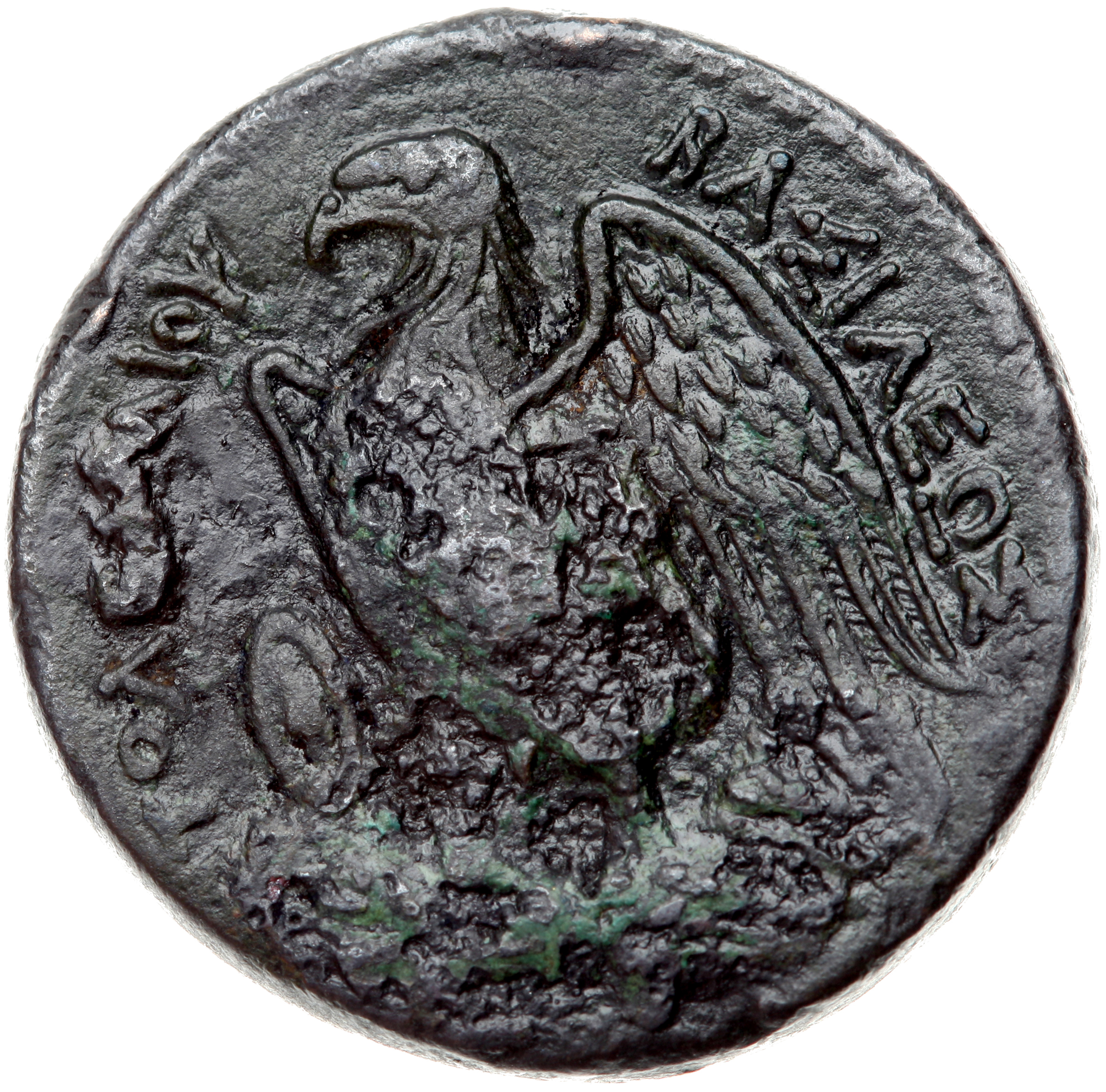 LORBER Coins of the Ptolemaic Empire Vol. I, Part II, no. B289 Ptolemy II reverse, Eagle with spread wings standing left o...