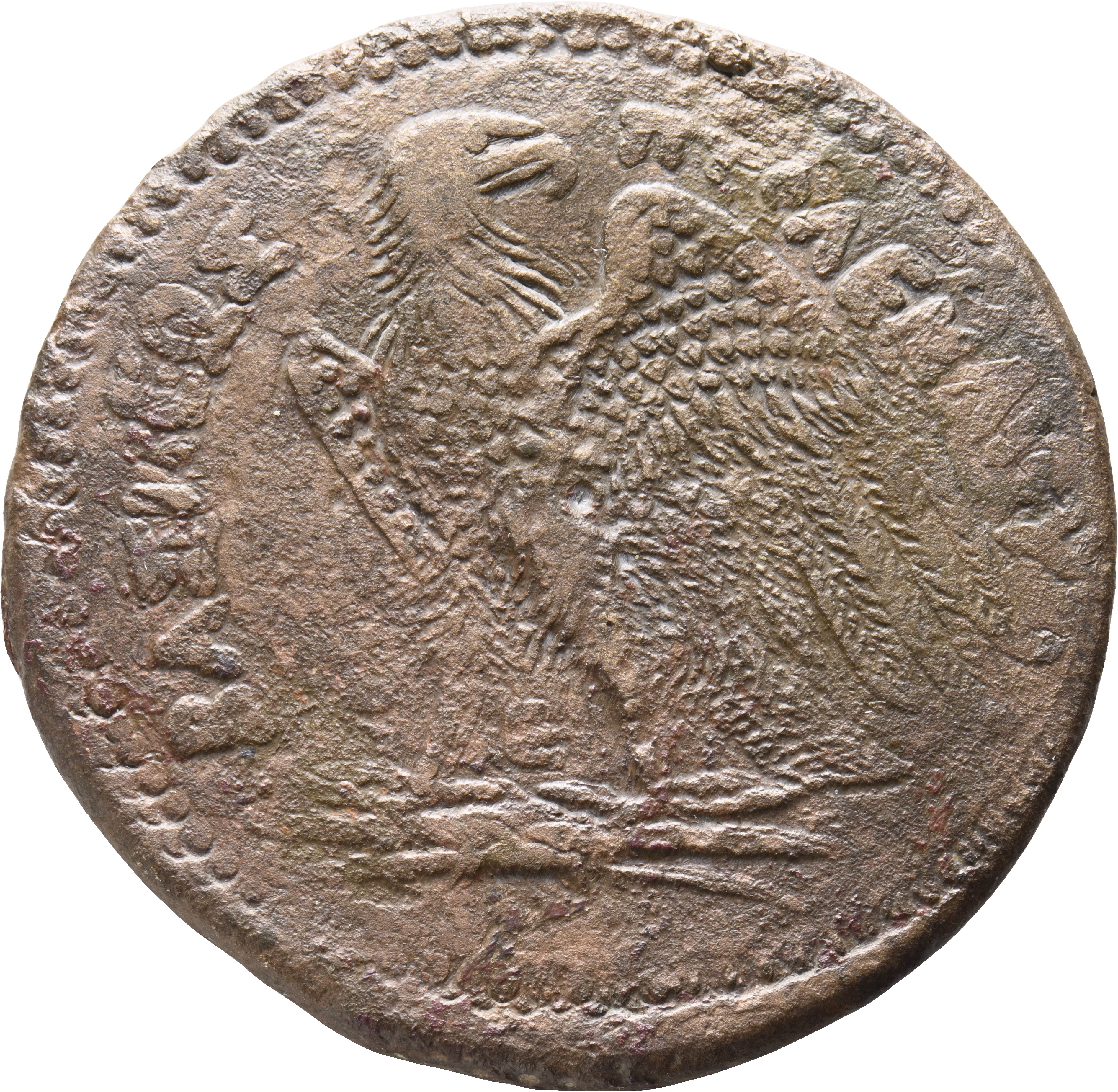 LORBER Coins of the Ptolemaic Empire Vol. I, Part II, no. B365 Ptolemy III reverse, Eagle with spread wings standing left ...