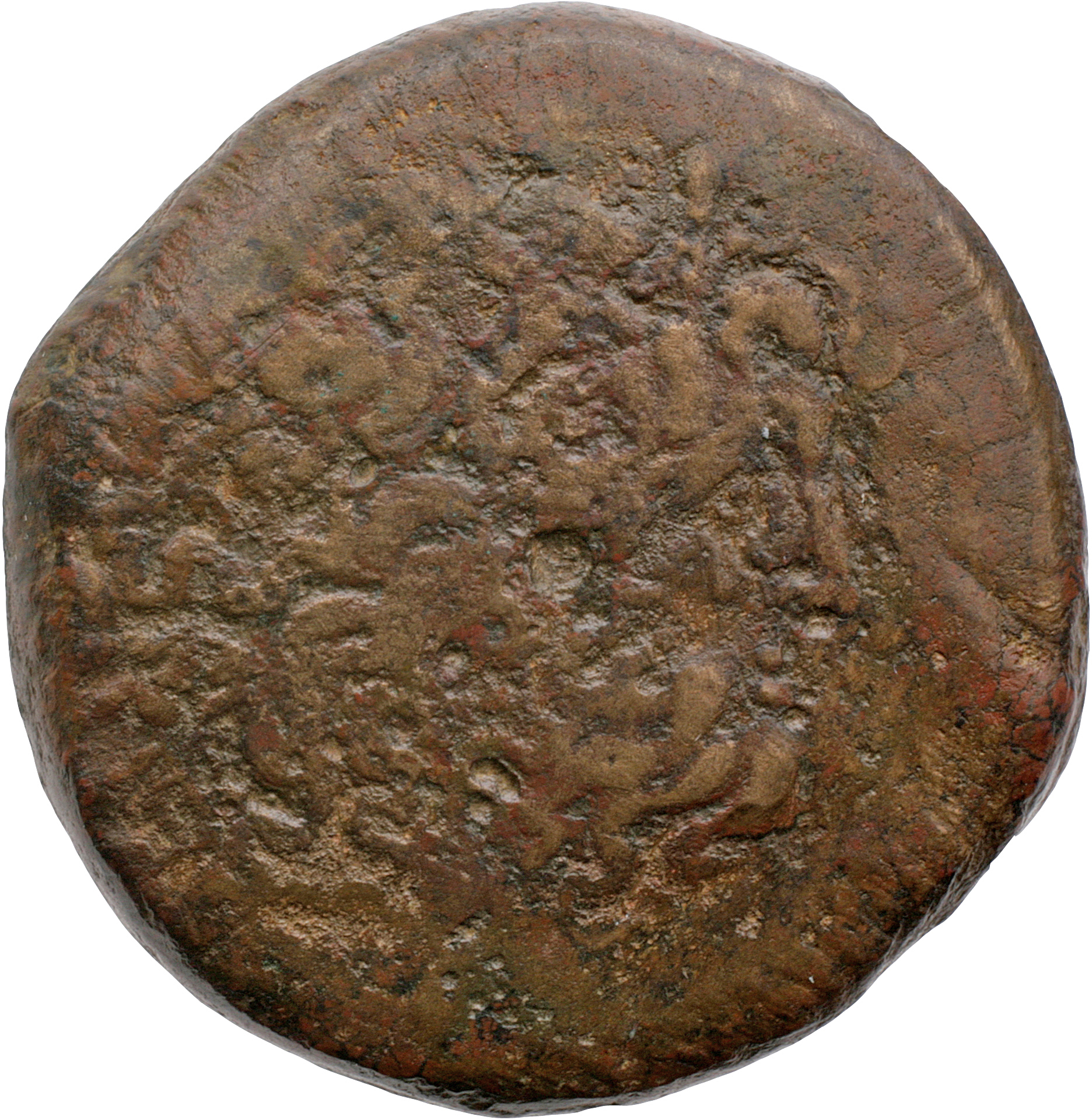 LORBER Coins of the Ptolemaic Empire Vol. I, Part II, no. B389 Ptolemy III obverse, Horned Head of Zeus Ammon right, weari...