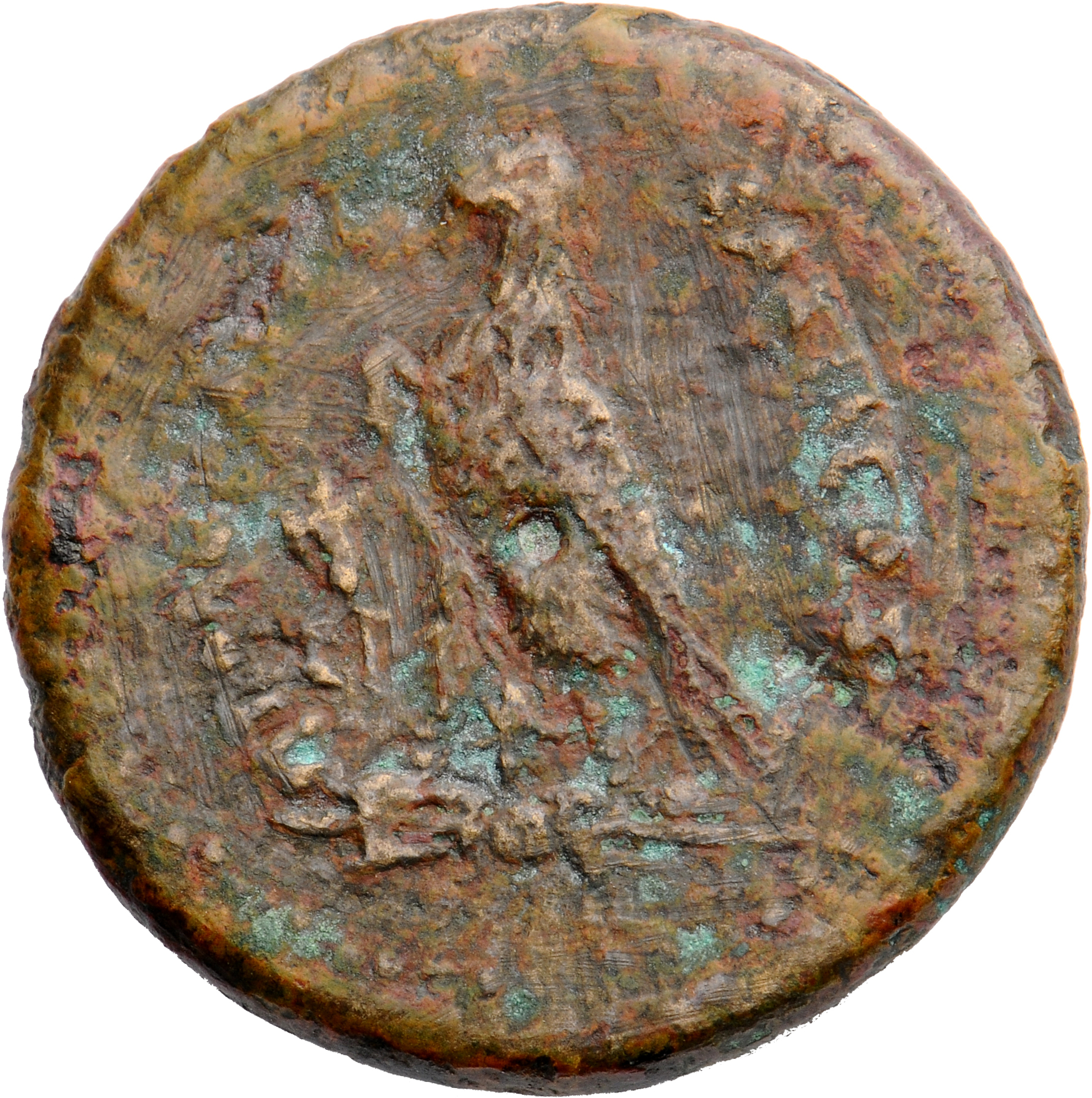 LORBER Coins of the Ptolemaic Empire Vol. I, Part II, no. B397 Ptolemy III reverse, Eagle with closed wings standing left ...