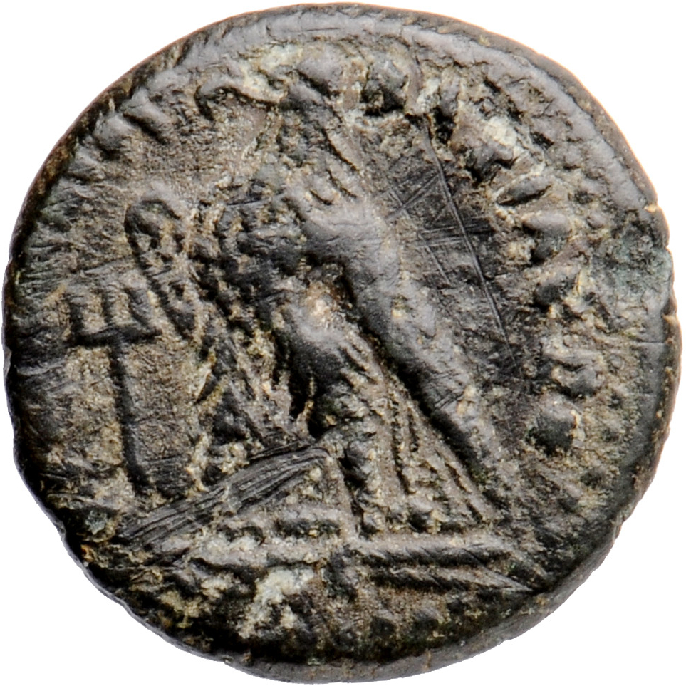 LORBER Coins of the Ptolemaic Empire Vol. I, Part II, no. B434 Ptolemy III reverse, Eagle with closed wings standing left ...
