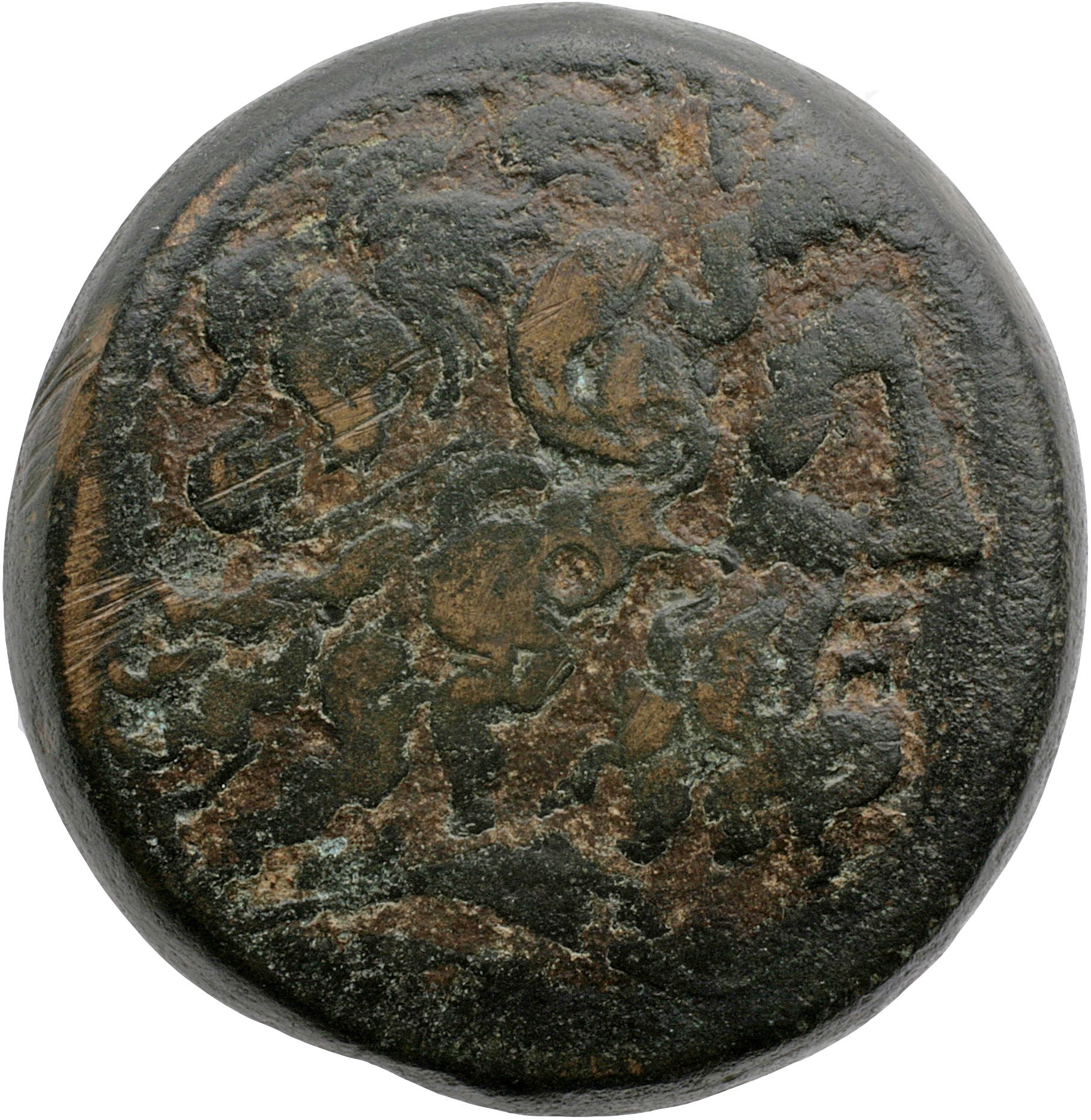 LORBER Coins of the Ptolemaic Empire Vol. I, Part II, no. B466 Ptolemy III obverse, Horned Head of Zeus Ammon right, weari...