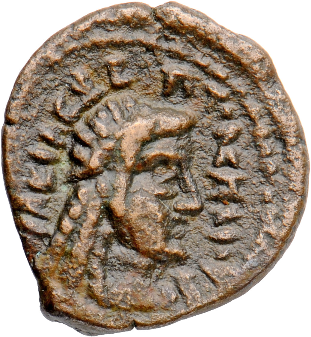 LORBER Coins of the Ptolemaic Empire Vol. I, Part II, no. B483 Ptolemy III reverse, Head of Lybia right, wearing taenia, d...