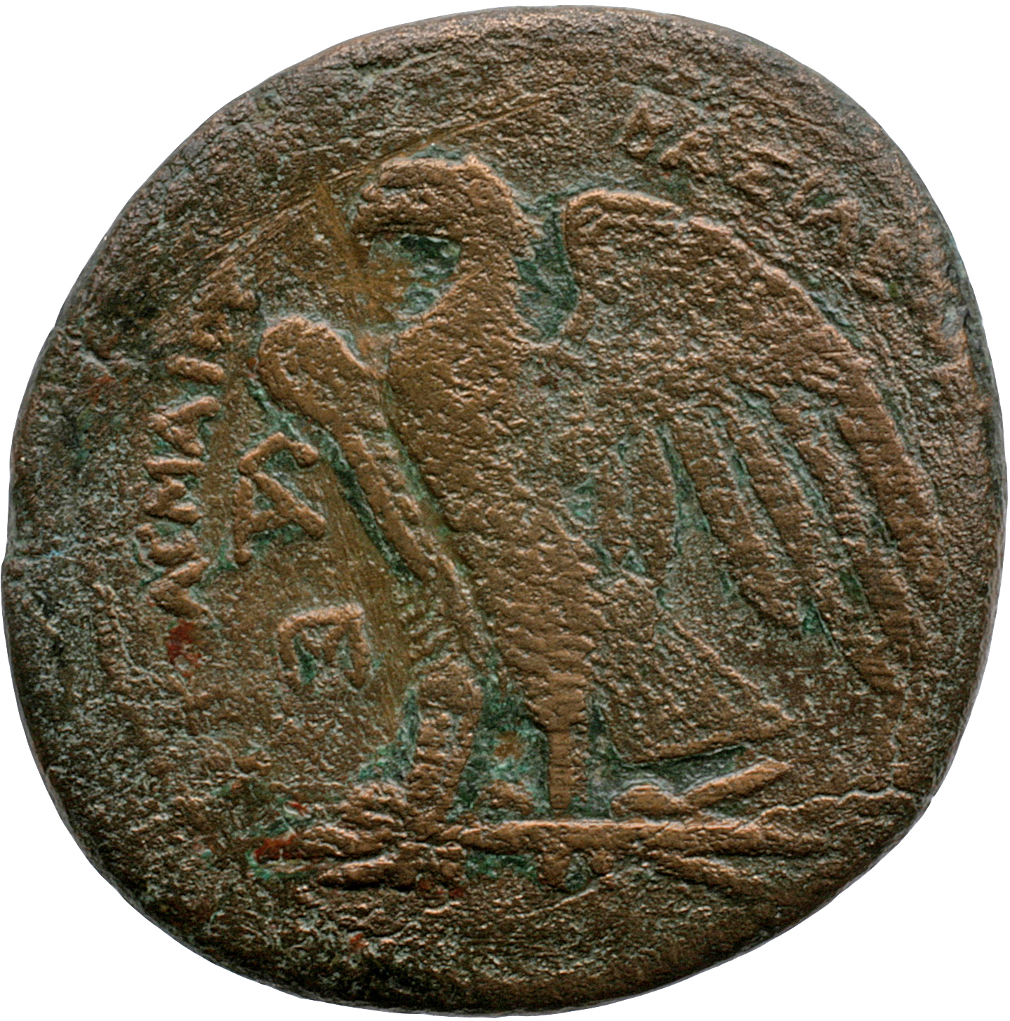 LORBER Coins of the Ptolemaic Empire Vol. I, Part II, no. B67a Ptolemy I reverse, Eagle with spread wings standing left on...