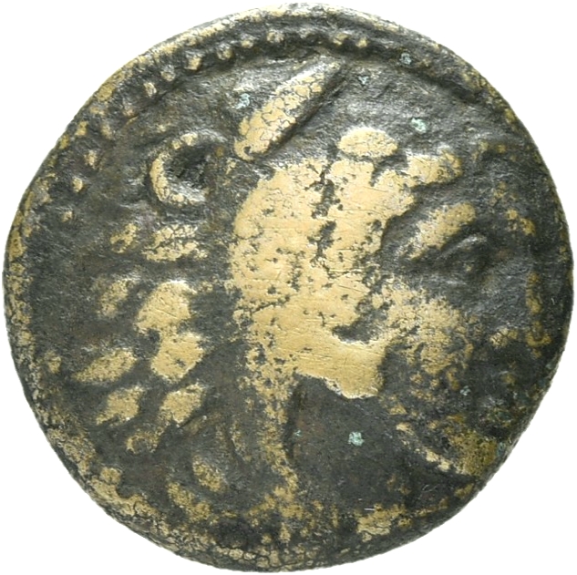 PRICE 300 Alexander III obverse, Head of beardless Heracles right wearing lion skin headdress