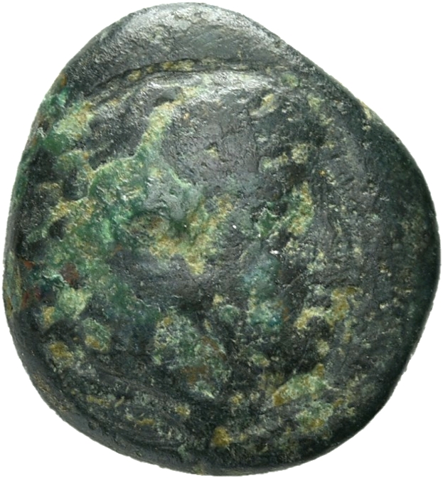 PRICE 306 Alexander III obverse, Head of beardless Heracles right wearing lion skin headdress