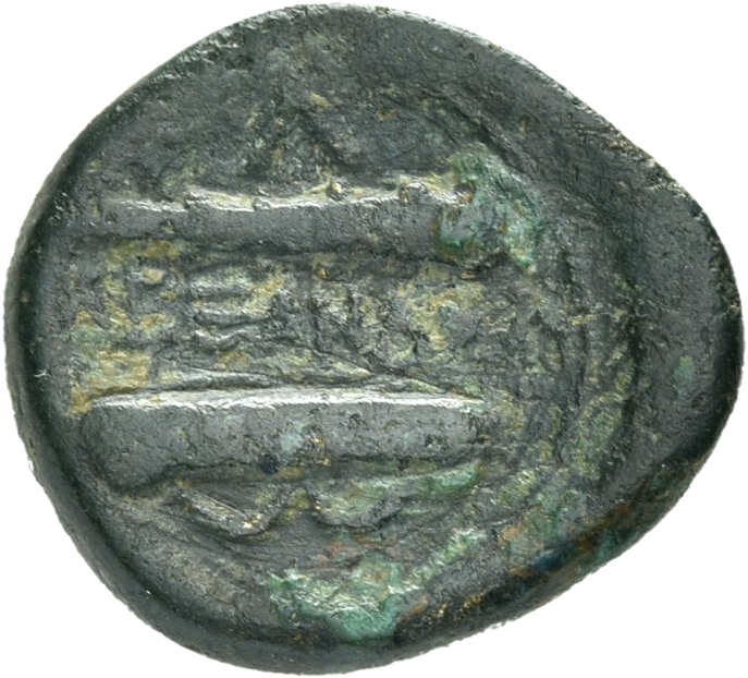 PRICE 306 Alexander III reverse, Quiver on bow and club