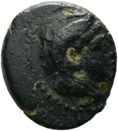 PRICE 3146 Alexander III obverse, Head of beardless Heracles right wearing lion skin headdress