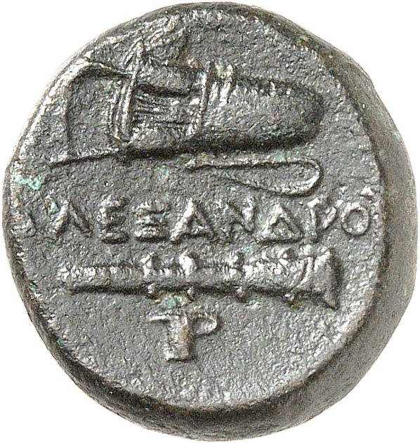 PRICE 325 Alexander III reverse, Quiver on bow and club