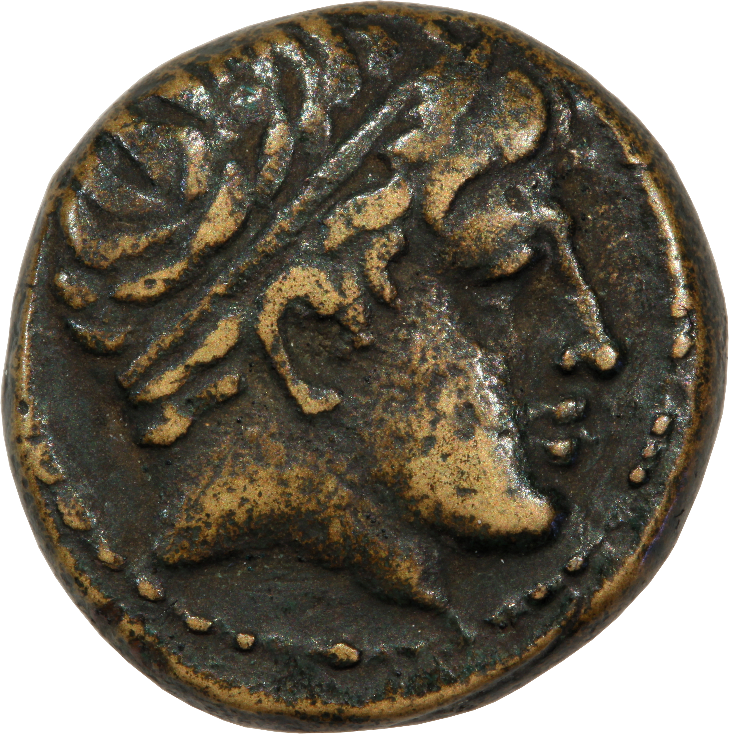 PRICE 338 Alexander III obverse, Young male head wearing diadem right