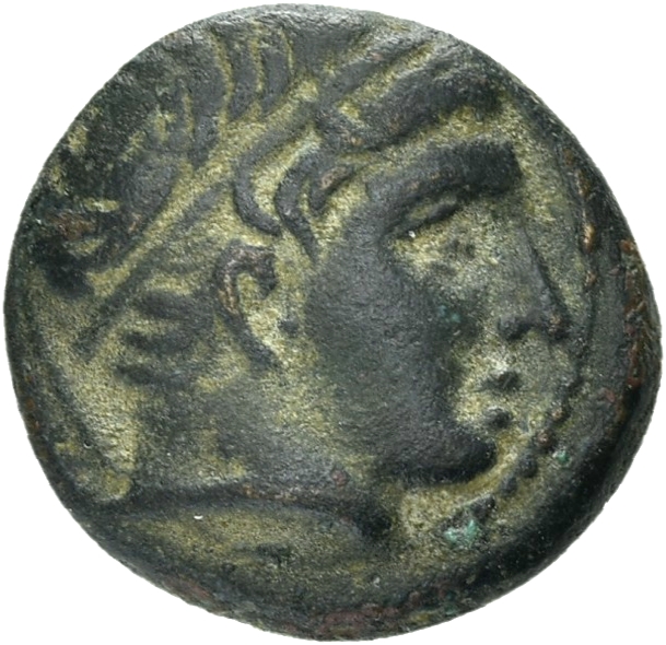 PRICE 369 Alexander III obverse, Young male head wearing diadem right