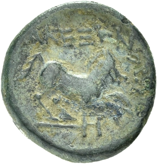 PRICE 369 Alexander III reverse, Horse galloping right