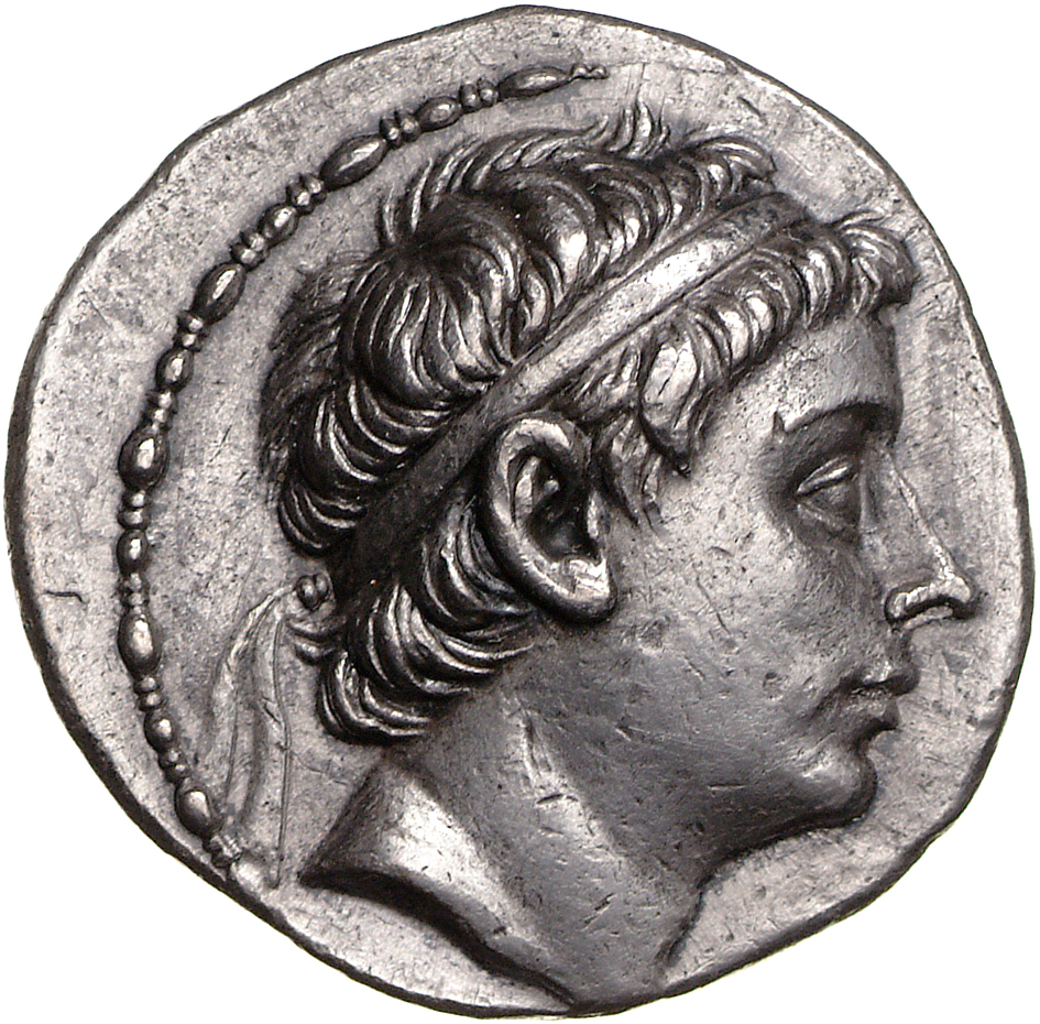 HOUGHTON Seleucid Coins (part 1) 1042.1 Antiochus III obverse, Diademed head of Antiochus III right (Type Aii)
