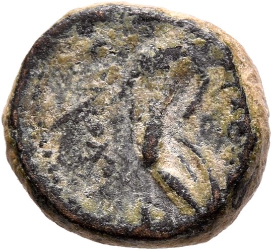 HOUGHTON Seleucid Coins (part 1) 1052 Antiochus III reverse, Apollo standing left, testing arrow and resting left hand on ...