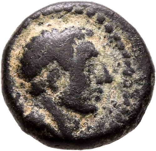 HOUGHTON Seleucid Coins (part 1) 1082 Antiochus III obverse, Diademed head of Antiochus IIII right, with mature features