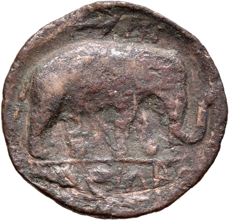 HOUGHTON Seleucid Coins (part 1) 1089 Antiochus III reverse, Elephant standing right